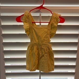 Yellow Ruffled Kids Dress